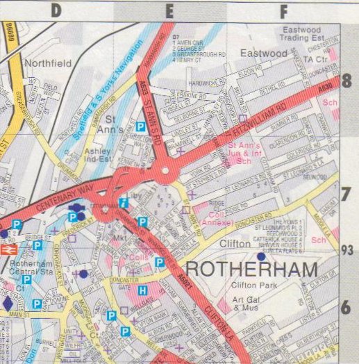  South Yorkshire Map Book, Page 115 